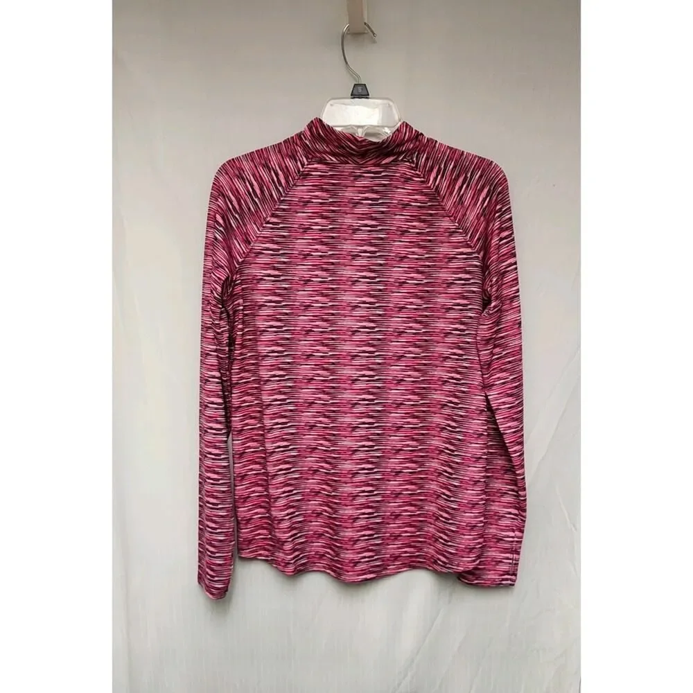 Justice Girls Sweatshirt Pink/Black 18 Pullover Long Sleeves